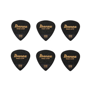 Ibanez PPA16HSG-BK 1.0mm Grip Wizard Series Sand Grip, Black, 6pcs