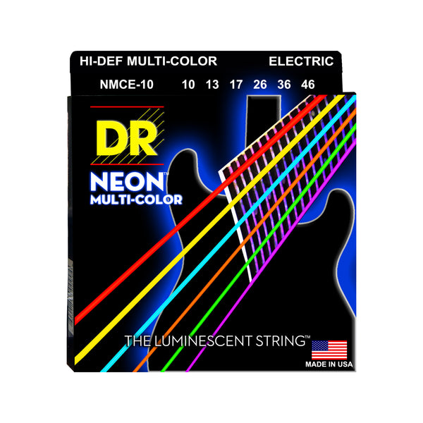 DR Strings NMCA-12 Multi-Color Acoustic Strings - Lite, 12-54