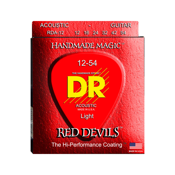 DR Strings RDA 12 Red Devils Coated Phosphor Bronze Acoustic