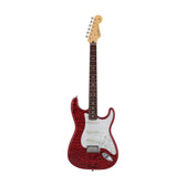 Fender Japan Hybrid II Ltd Ed Stratocaster Electric Guitar w/Quilt Maple Top, RW FB, Red Beryl
