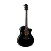 Taylor 214ce Deluxe Grand Auditorium Acoustic Guitar, Trans Grey Top