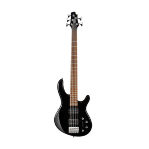 Cort Action-HH5-BK 5-String Electric Bass Guitar, Black