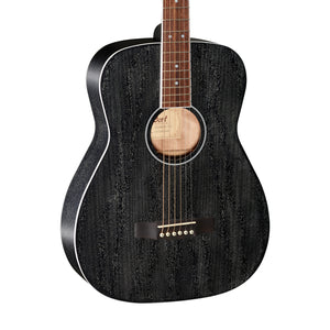 Cort AF590MF-BOP Acoustic Guitar w/Bag, Black Open Pore