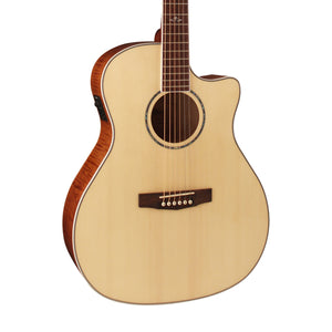 Cort GA-FF-NAT Acoustic Guitar w/Bag, Natural Glossy