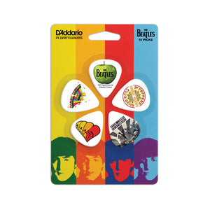 D'Addario Beatles Guitar Picks, Classic Albums, 10 pack, Heavy