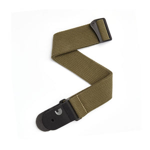 D'Addario 50CT02 50mm Cotton Guitar Strap, Army