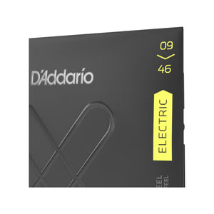 D'Addario XTE0946 XT Nickel Plated Steel Electric Guitar Strings, Super Light Top/Regular Bottom, 09-46