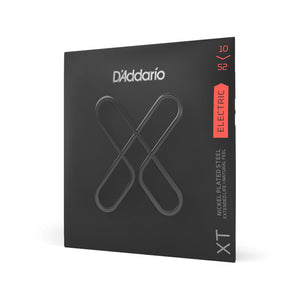 D'Addario XTE1052 XT Nickel Plated Steel Electric Guitar Strings, Light Top/Heavy Bottom, 10-52