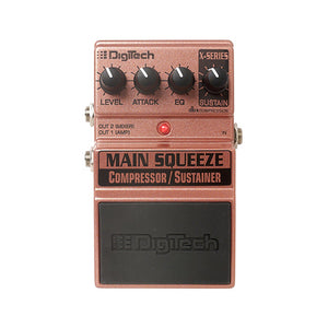 Digitech XMS Main Squeeze Compression Guitar Effects Pedal