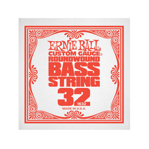 Ernie Ball .032 Nickel Wound Electric Bass Single String