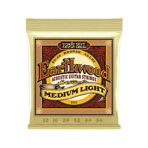 Ernie Ball Earthwood Medium Light 80/20 Bronze Acoustic Guitar Strings, 12-54