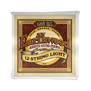 Ernie Ball Earthwood Light 12-String 80/20 Bronze Acoustic Guitar Strings