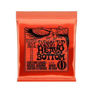 Ernie Ball Skinny Top Heavy Bottom Slinky Nickel Wound Electric Guitar Strings, 10-52