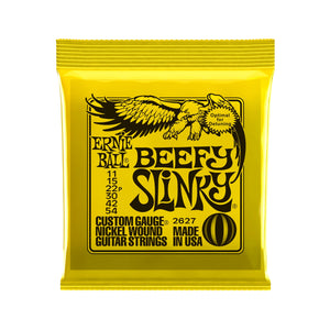 Ernie Ball Beefy Slinky Nickel Wound Electric Guitar Strings, 11-54