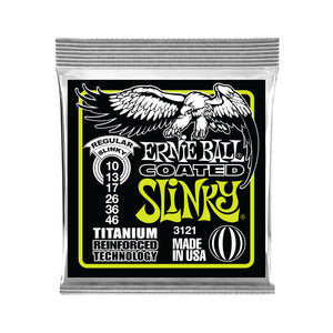 Ernie Ball Regular Slinky Titanium RPS Coated Electric Guitar Strings, 10-46