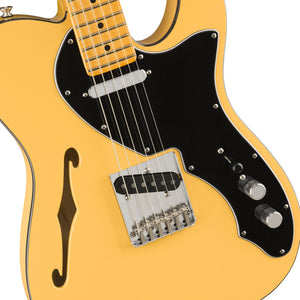 Fender Britt Daniel Signature Telecaster Thinline Electric Guitar, Maple FB, Amarillo Gold