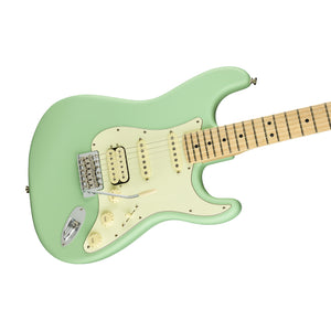 Fender American Performer HSS Stratocaster Electric Guitar, Maple FB, Satin Seafoam Green