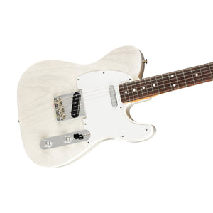 Fender Jimmy Page Mirror Telecaster Electric Guitar, RW FB, White Blonde