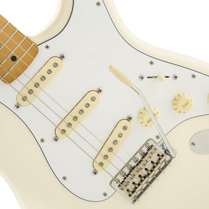 Fender Jimi Hendrix Stratocaster Electric Guitar, Maple FB, Olympic White