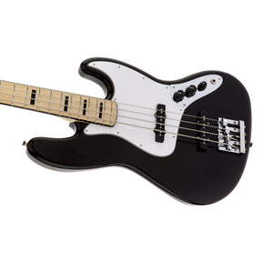 Fender Artist Geddy Lee Jazz Bass Guitar, Maple Neck, Black, 3-Ply White Pickguard