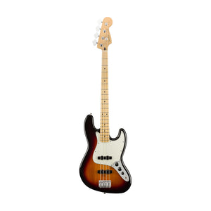 Fender Player Jazz Bass Guitar, Maple FB, 3-Tone Sunburst