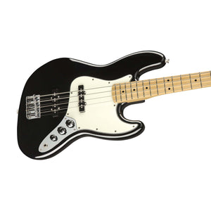 Fender Player Jazz Bass Guitar, Maple FB, Black