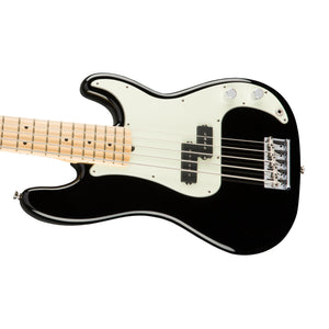 Fender American Professional 5-String Precision Bass Guitar, Maple FB, Black