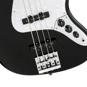 Fender Artist Geddy Lee Jazz Bass Guitar, Maple FB, Black