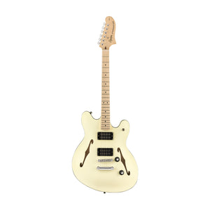 Squier Affinity Series Starcaster Electric Guitar, Maple FB, Olympic White