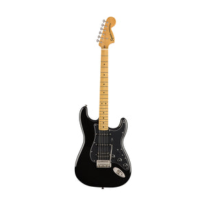 Squier Classic Vibe 70s Stratocaster HSS Electric Guitar, Maple FB, Black