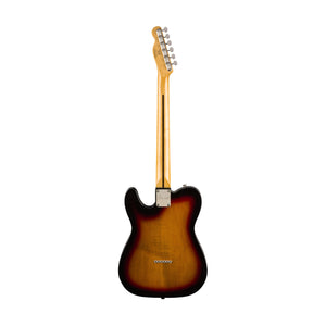 Squier Classic Vibe 70s Telecaster Thinline Electric Guitar, Maple FB, 3-Tone Sunburst