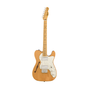 Squier Classic Vibe 70s Telecaster Thinline Electric Guitar, Maple FB, Natural