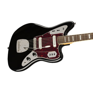 Squier Classic Vibe 70s Jaguar Electric Guitar, Laurel FB, Black