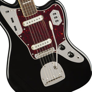 Squier Classic Vibe 70s Jaguar Electric Guitar, Laurel FB, Black