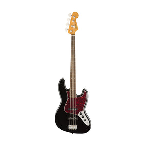 Squier Classic Vibe 60s Jazz Bass Guitar, Laurel FB, Black