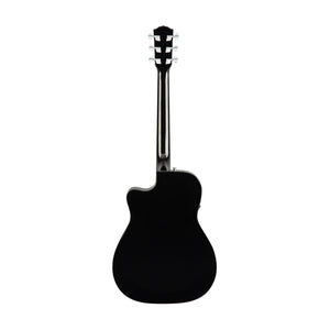 Fender CC-60SCE Concert Acoustic Guitar, Walnut FB, Black