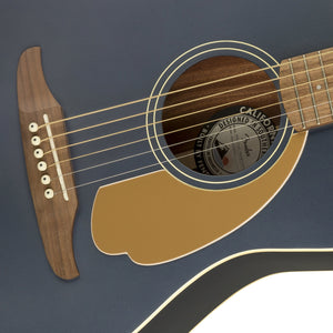 Fender California Malibu Player Small-Bodied Acoustic Guitar, Walnut FB, Midnight Satin