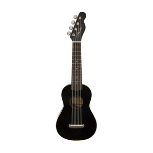 Fender Venice Soprano Ukulele, Walnut FB, Black