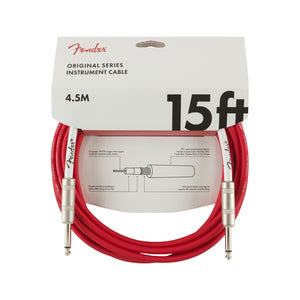 Fender Original Series Instrument Cable, 15ft, Fiesta Red