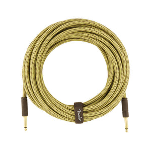 Fender Deluxe Series Instrument Cable, 25ft, Tweed