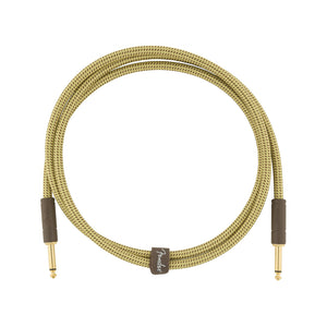 Fender Deluxe Series Instrument Cable, 5ft, Tweed