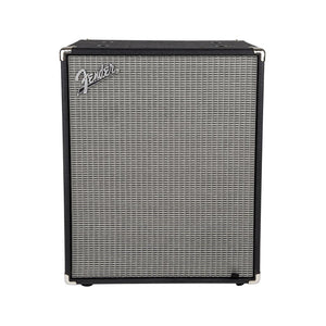 Fender Rumble 210 2x10 Bass Guitar Cabinet V3, Black/Sliver