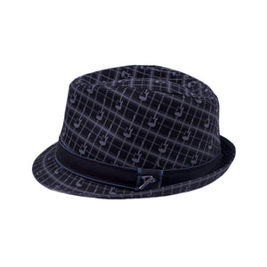 Fender Axe Plaid Fedora, Black, Small/Medium