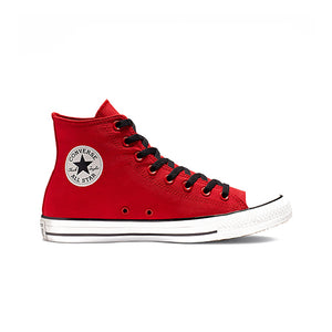 Converse Chuck Taylor All Star Hi Enamel Sneaker, Red/Black/White