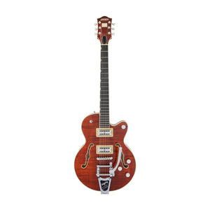 Gretsch G6659TFM Players Edition Broadkaster Jr Centre Block Single-Cut Guitar w/String-Thru Bigsby, Bourbon Stain