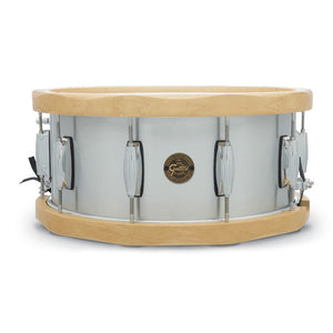 Gretsch S1-6514A-WH 6.5x14inch Wood Hoop Aluminium Snare Drum