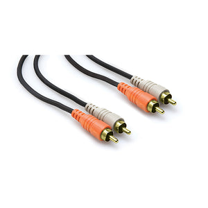 Hosa CRA-203AU RCA to RCA Dual Cable Coated, 3m