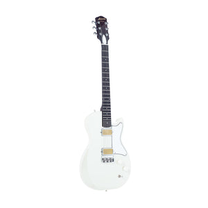 Harmony Standard Jupiter Electric Guitar w/Case, RW FB, Pearl White