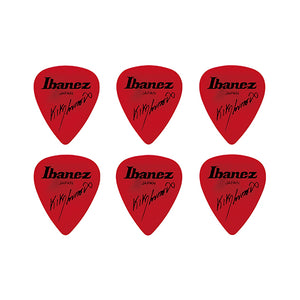 Ibanez B1000KL-RD Kiko Loureiro Guitar Pick Set,Red, 6pcs