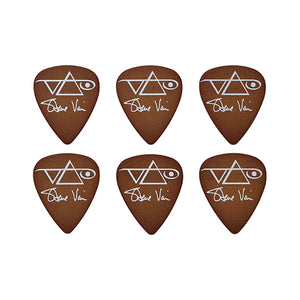 Ibanez B1000SV-BR Steve Vai Guitar Pick Set, Brown, 6pcs